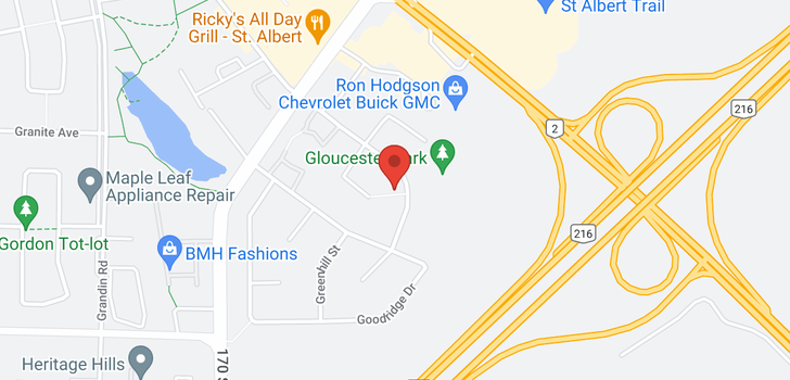 map of 10 Gloucester DR